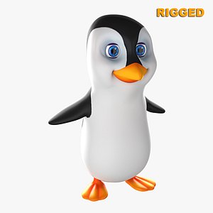 penguin cartoon model