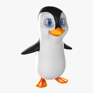 penguin cartoon model