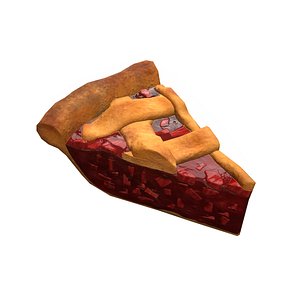 RhubarbPiePiece 3D model