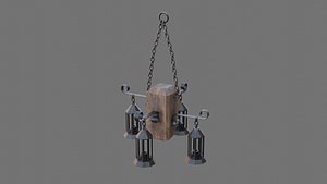 Hanging Chandelier Medieval