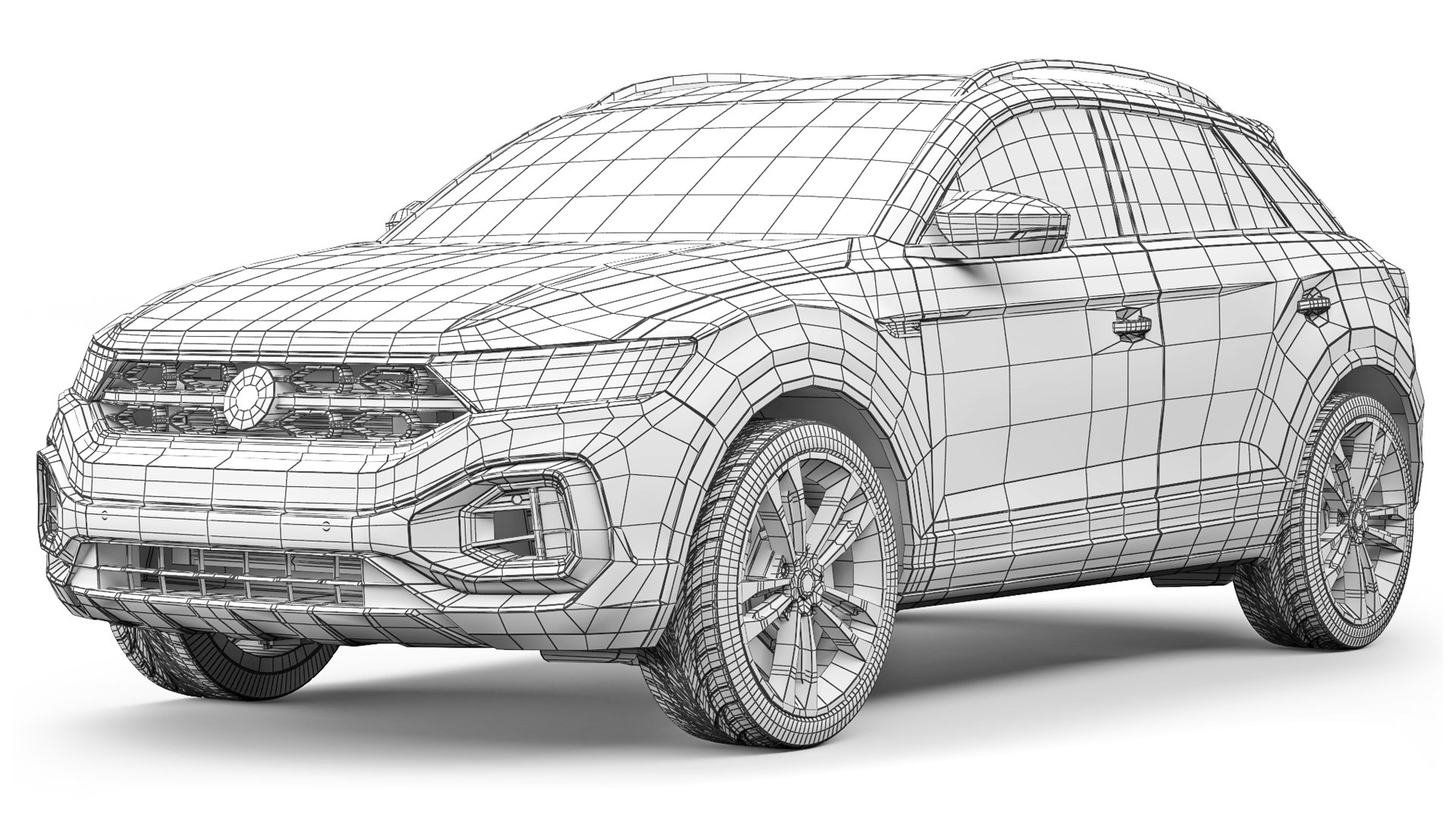 3D Volkswagen T-Roc R-line 2022 - TurboSquid 2343220