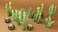 Spiky - Kolekcja kaktusów Low Poly gotowa do gry