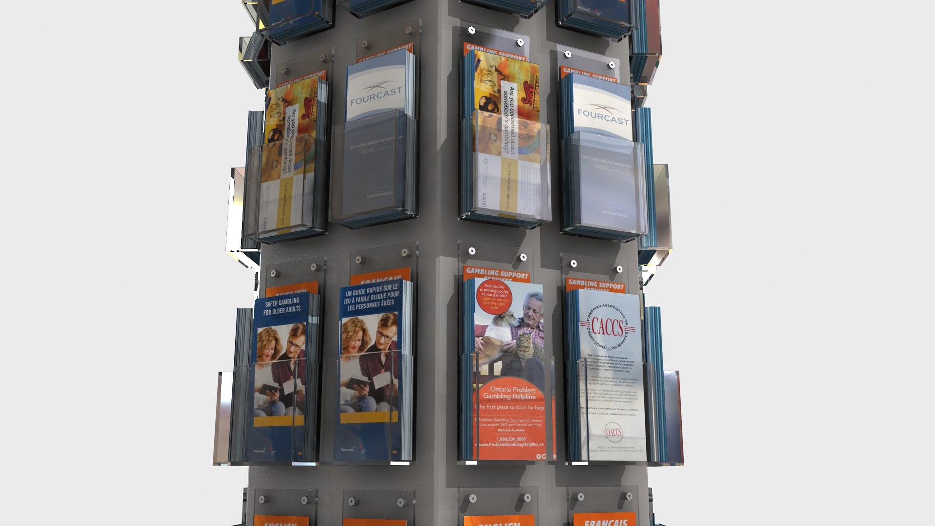 Flyers Rack 3D - TurboSquid 1406969
