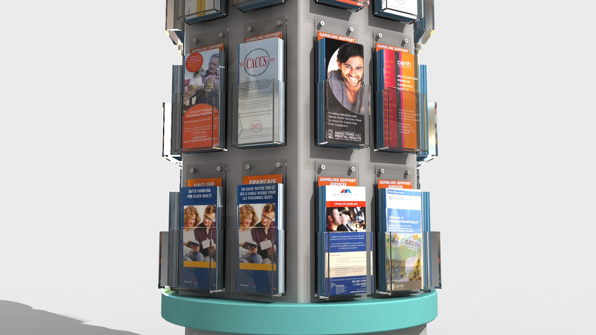 Flyers Rack 3D - TurboSquid 1406969