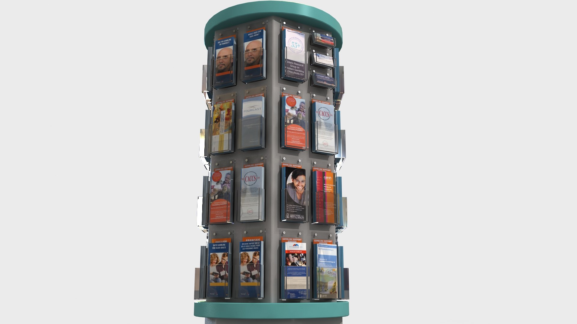 Flyers Rack 3D - TurboSquid 1406969