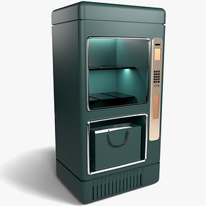 Vending Machine 3D Model  Snack  Drink Dispenser Asset 3D model