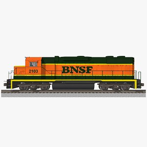 BNSF Train Engine - EMD GP38
