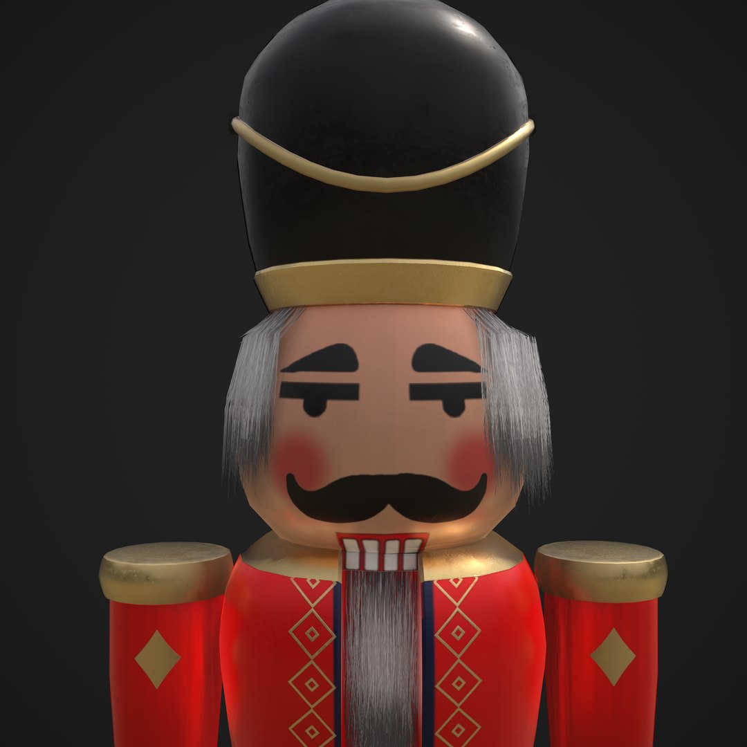 3D Nutcracker model https://p.turbosquid.com/ts-thumb/kt/AP5mwu/EC/25/png/1641397234/1920x1080/fit_q87/12289f01a9fd5c8466754cf2ec0be3444b9946b9/25.jpg