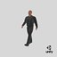 Worker Walking Pose 3D Model