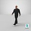 Worker Walking Pose 3D Model