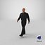 Worker Walking Pose 3D Model
