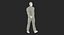 Worker Walking Pose 3D Model