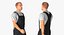 Worker Walking Pose 3D Model