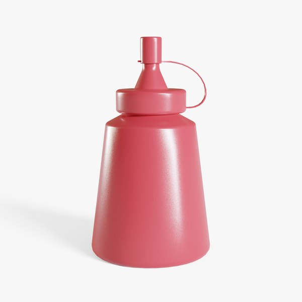 small ketchup bottle model