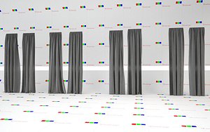 High Resolution Linen Curtains