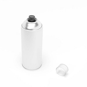 Spray colour can 3d models set 3D model