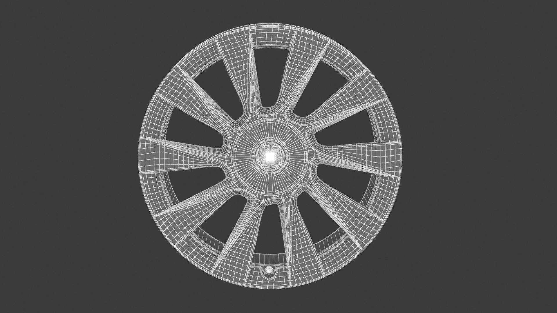Tesla Car Rim 03 3D - TurboSquid 2114591