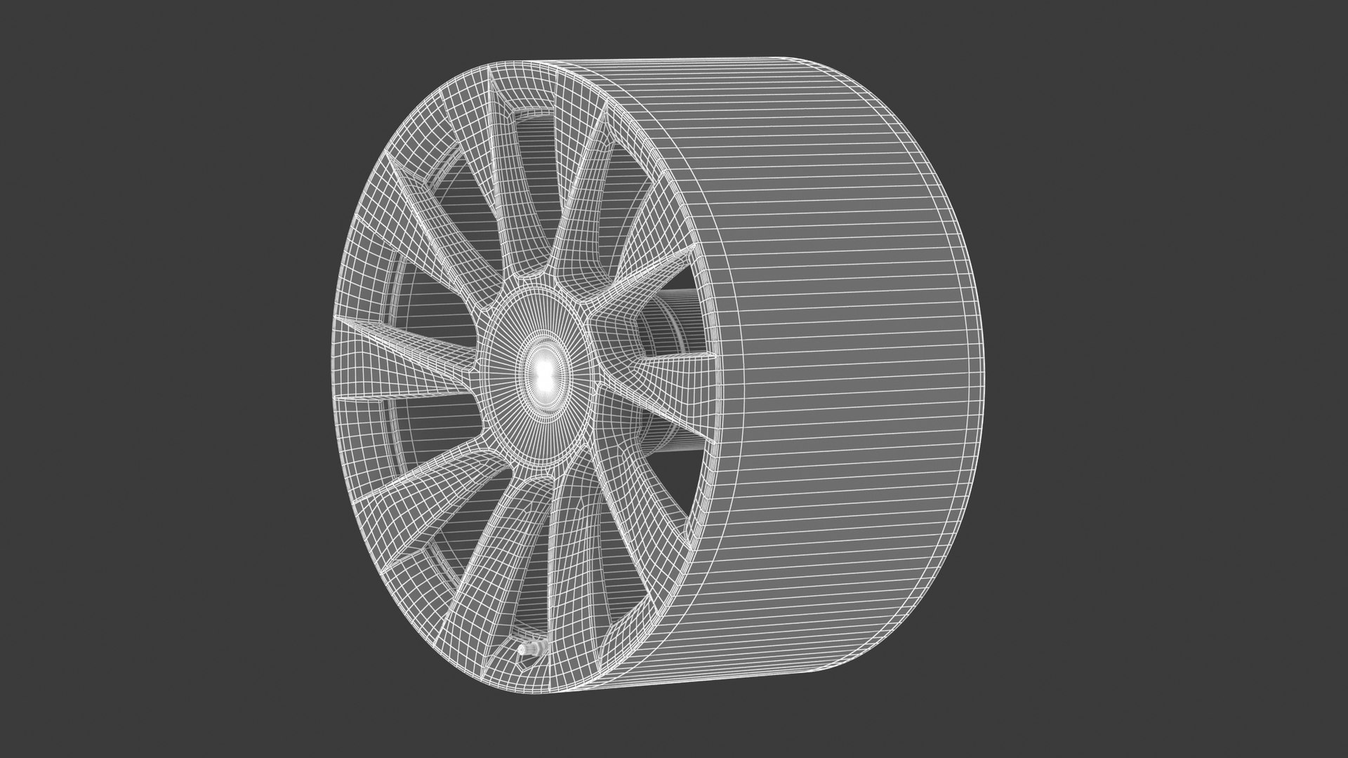 Tesla Car Rim 03 3D - TurboSquid 2114591