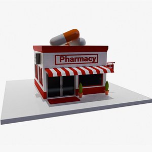3D Low Poly Pharmacy