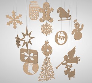 christmas mobile c4d