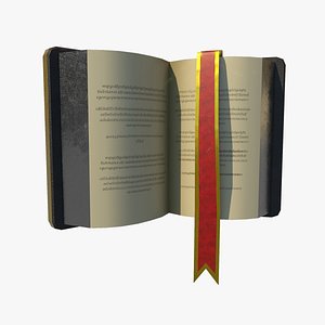 3D Game Ready Low Poly Fantasy Spell Book