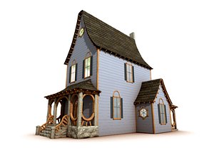old ornate house 3d model