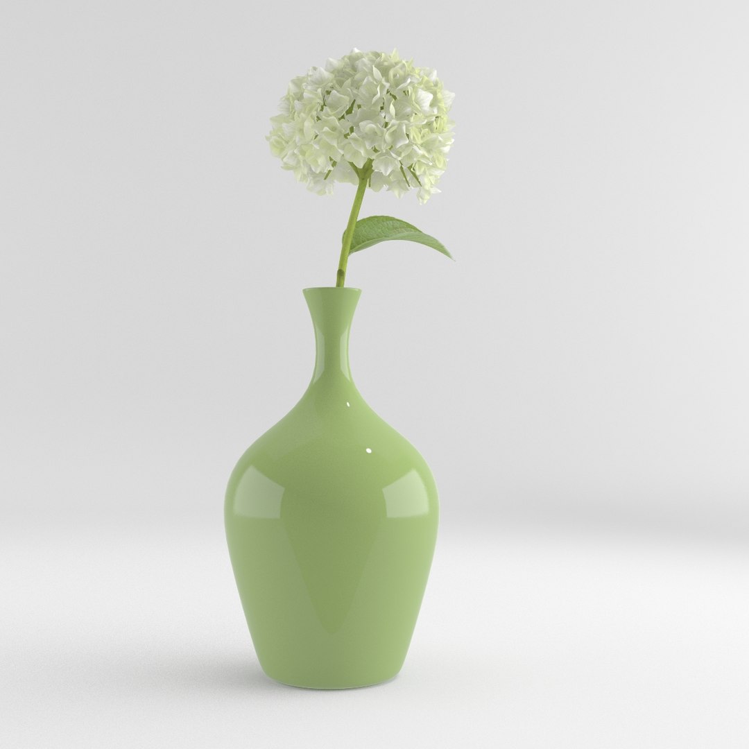 3d hydrangea flower pottery