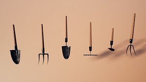 3D farmer tools farm