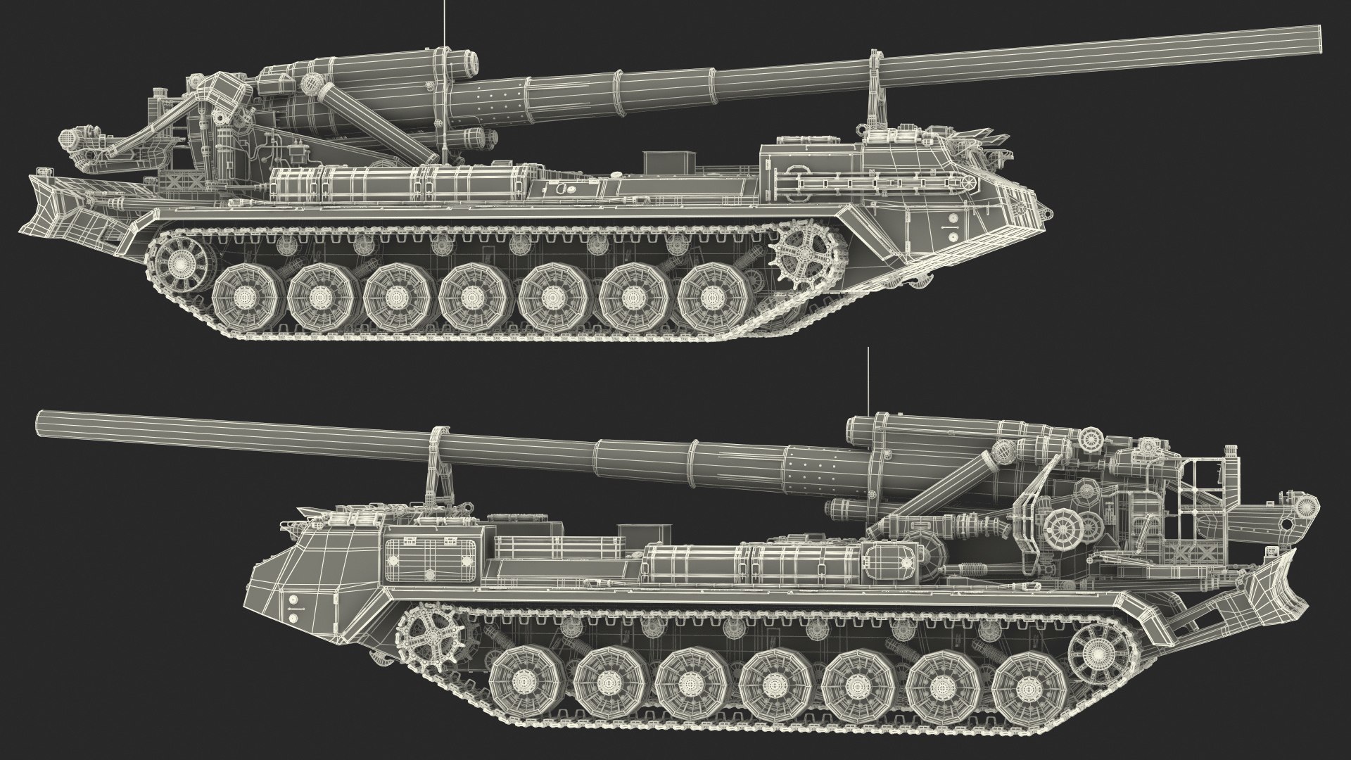 3D model 2S7 Pion Self Propelled Heavy Artillery Dirty Rigged https://p.turbosquid.com/ts-thumb/kt/gRV0qo/xY/2s7pionselfpropelledheavyartillerydirtyriggedmb3dmodel027/jpg/1658403981/1920x1080/fit_q87/7fce8d18b524e93a5292f31860c1271e66d4841f/2s7pionselfpropelledheavyartillerydirtyriggedmb3dmodel027.jpg