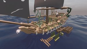 3D LEGO - CURSED SLOOP - DEVILs PUPIL - Rogue Film Productions