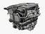 3D Car Engine 2025 model
