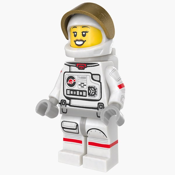 modelo 3d Minifigura Lego de astronauta femenina - TurboSquid 2384403