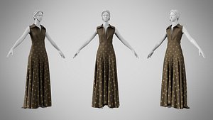 3D Dress 55 Lisbon Brown