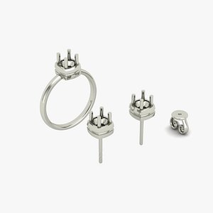 Bezel set 3D model