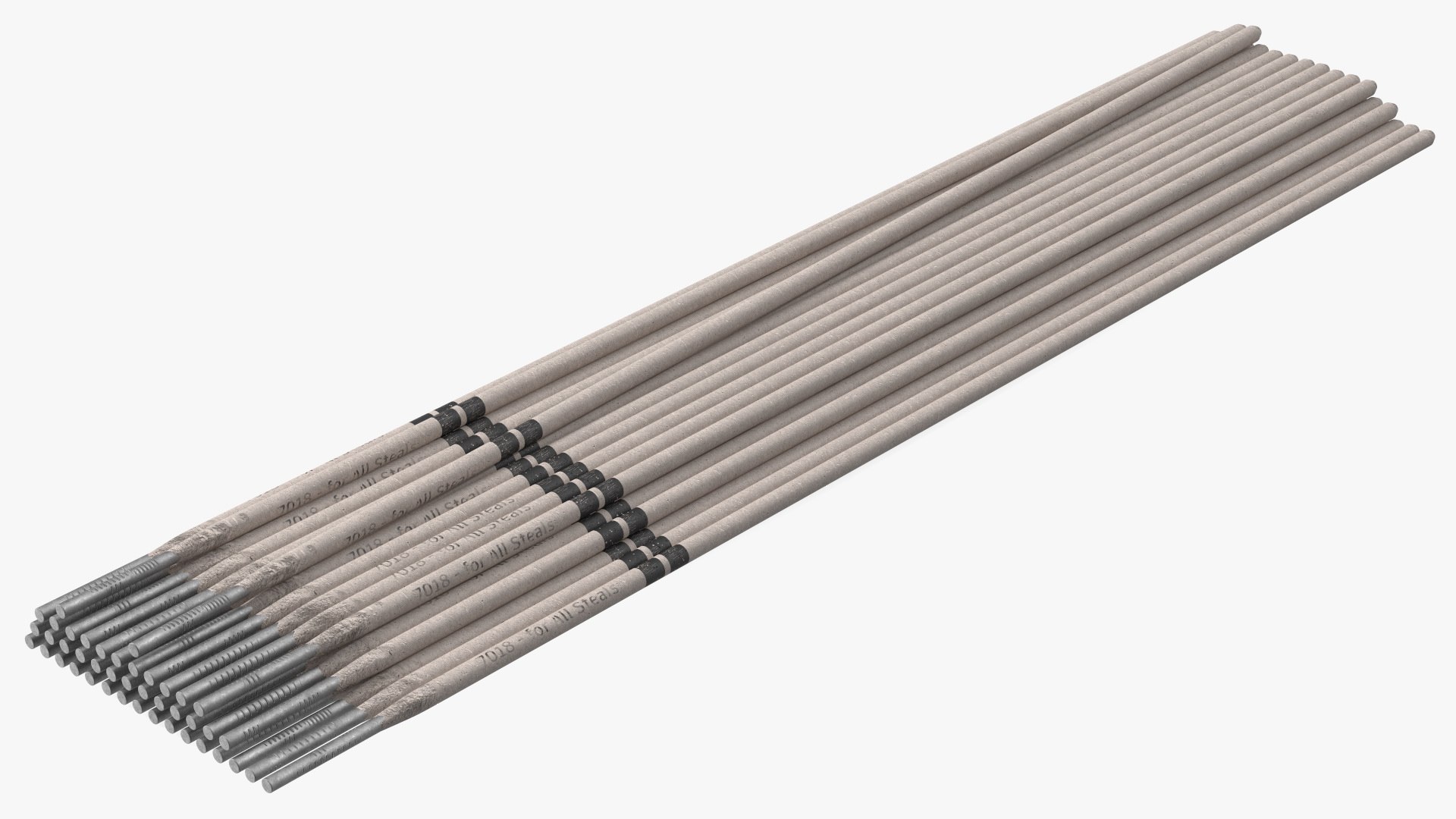 Metal Arc Welding E7018 Electrodes Pile 3D model preview