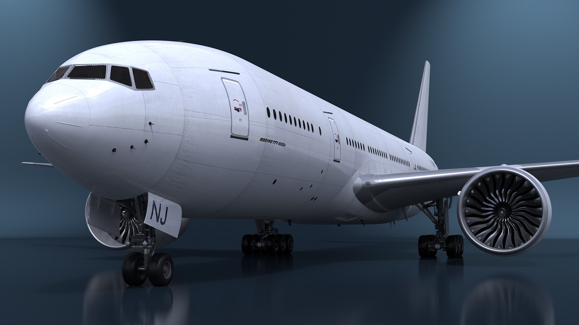 Boeing 777-200 Passenger Aircraft Model - TurboSquid 2343788