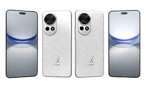 3D Huawei Nova 12 Pro White