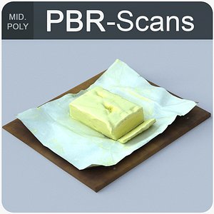 121 butter 3D model