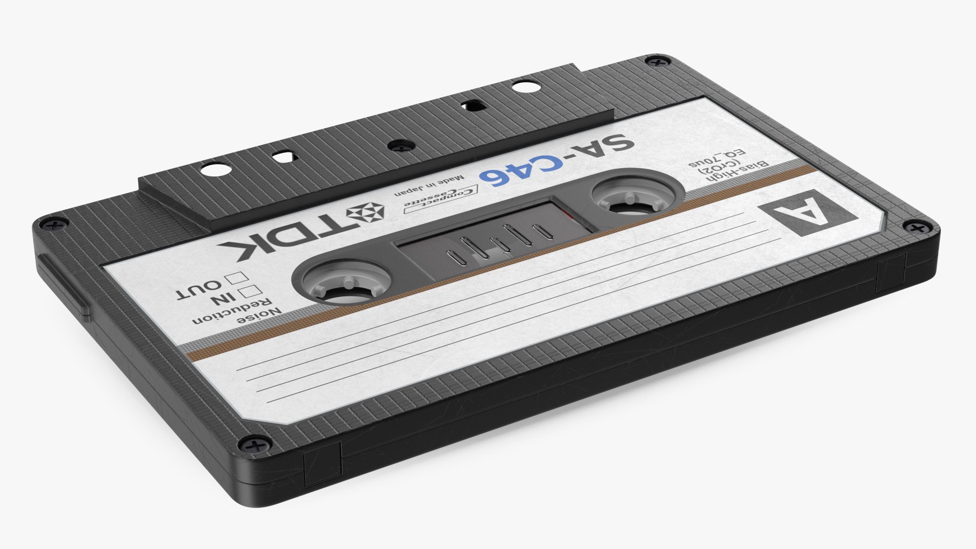 3D TDK SA C46 Cassette Tape https://p.turbosquid.com/ts-thumb/ku/8U69or/G8/tdksac46cassettetape3dmodel006/jpg/1623933143/1920x1080/fit_q87/c78f1a0f98dbf423ee0b29f22b1f7907b0ed680f/tdksac46cassettetape3dmodel006.jpg