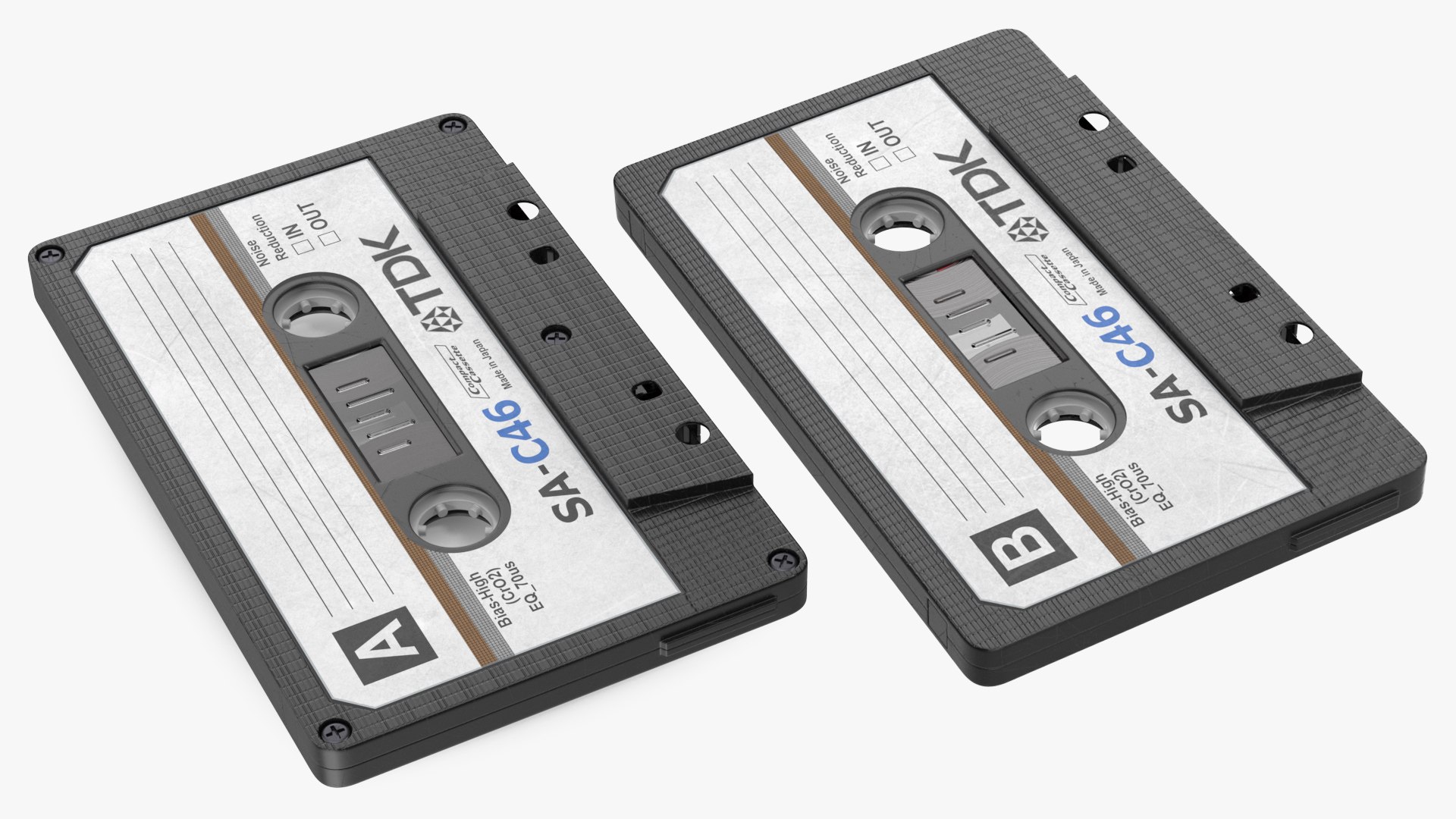 3D TDK SA C46 Cassette Tape https://p.turbosquid.com/ts-thumb/ku/8U69or/jv/tdksac46cassettetape3dmodel004/jpg/1623933139/1920x1080/fit_q87/1786fb7f01b1c60665f57224c75390e039d85d57/tdksac46cassettetape3dmodel004.jpg