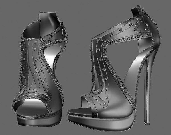 3D shoeshighheelboot - TurboSquid 1583709