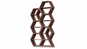 Modern bookcase Hobart model