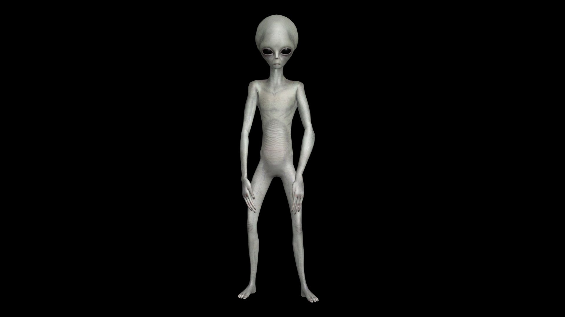 Super-Realistic Gray Alien 3D Animation - Yelling 3D Model - TurboSquid ...