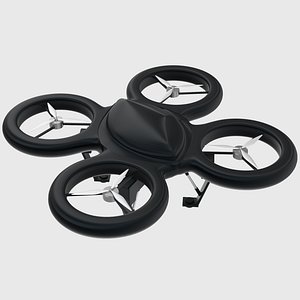 Futuristic Quadcopter Drone v2