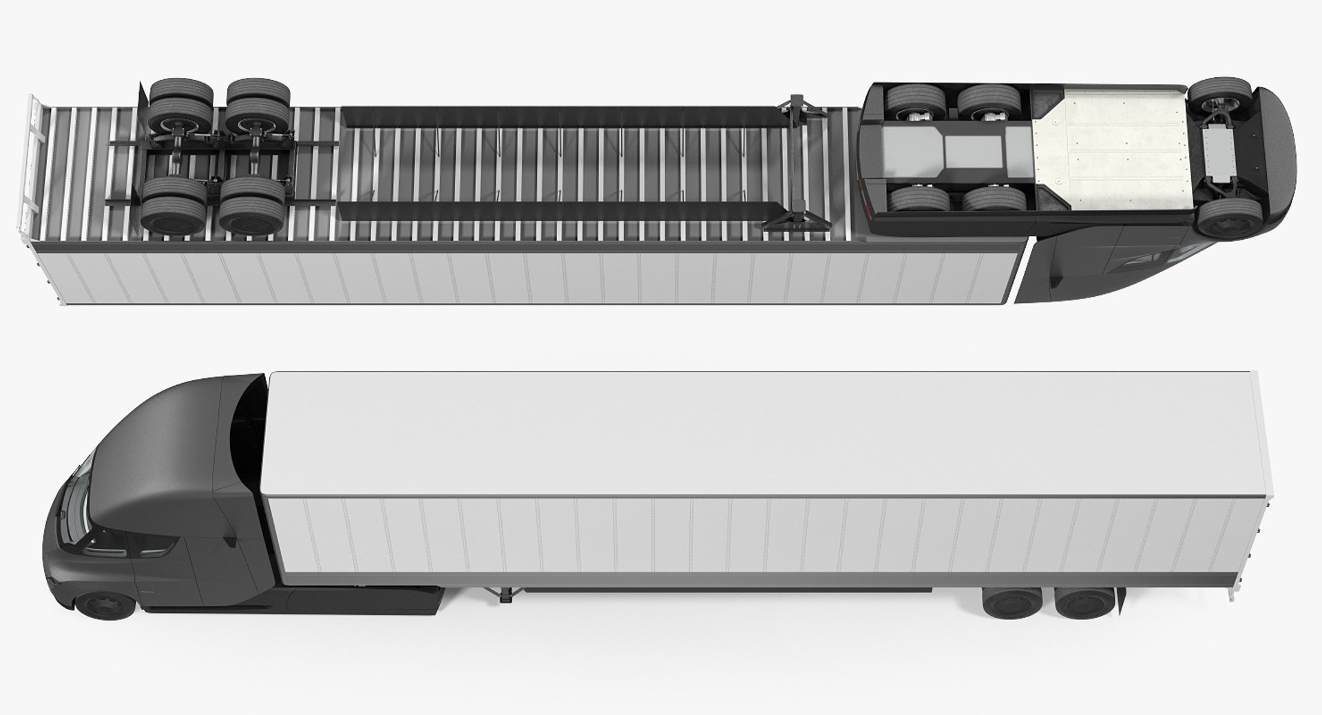 3D tesla semi trucks trailers https://p.turbosquid.com/ts-thumb/ku/HeaSK0/wmzkhSWW/teslasemitrucksandtrailerscollectionvray3dmodel012/jpg/1525828446/1920x1080/fit_q87/a1c3478d7dfa380fae697b3ba83602a6c39352ab/teslasemitrucksandtrailerscollectionvray3dmodel012.jpg