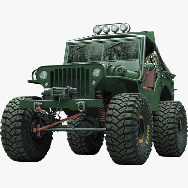 3D Willys Monster model