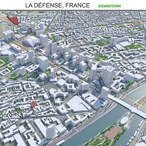 3D model La Defense France