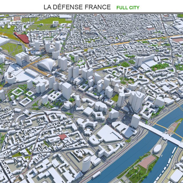 3D model La Defense France