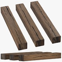 Reclaimed Walnut wood beams