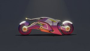 3D Scifi Bike